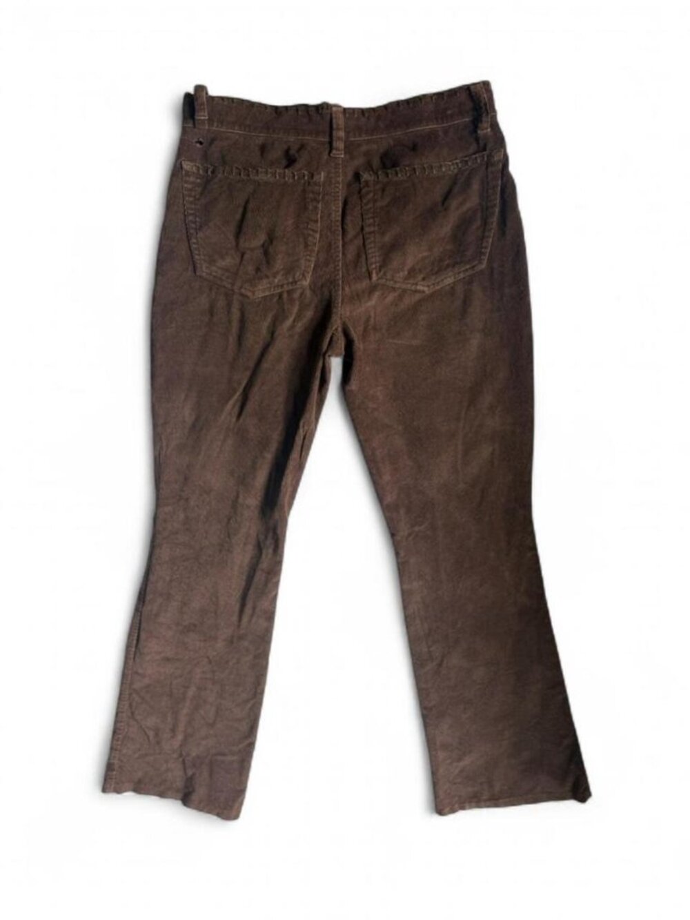 Brown corduroy D&G pants with stitching on pockets and embroidery on front - Picture 2 of 6